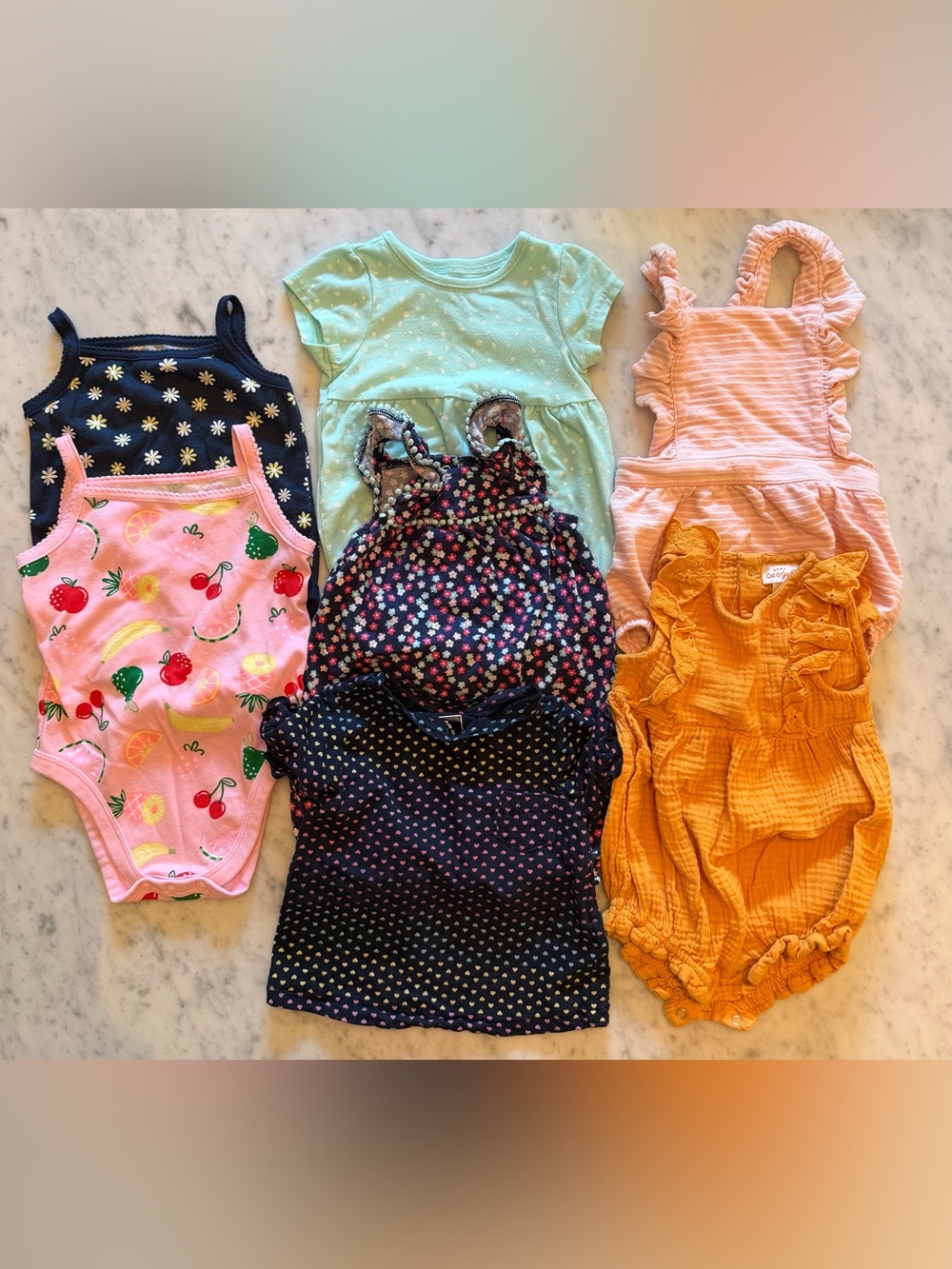 Bundle of 12 mo summer girls clothes